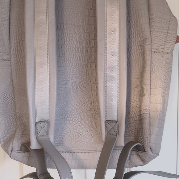 Ted Baker Rahri Reflective Croc Embossed Leather Backpack NWT - Picture 15 of 16